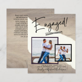 BUDGET写真婚約招待状告知スクリプト