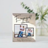 BUDGET写真婚約招待状告知スクリプト (スタンド正面)