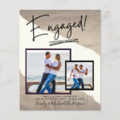 BUDGET写真婚約招待状告知スクリプト (正面)