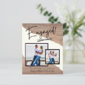 BUDGET写真婚約招待状告知スクリプト (スタンド正面)