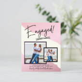 BUDGET写真婚約招待状告知スクリプト (スタンド正面)