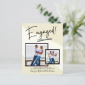 BUDGET写真婚約招待状告知スクリプト (スタンド正面)