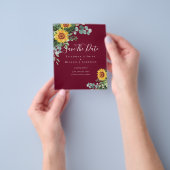 BUDGET写真救日お素朴ひまわり チラシ (手)