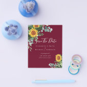 BUDGET写真救日お素朴ひまわり チラシ (シングル)