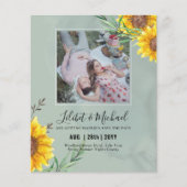 BUDGET写真救日または結婚式のひまわり (正面)