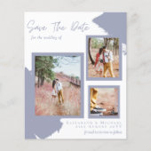 BUDGET写真SAVE the DATE婚約Dusty Blue (正面)