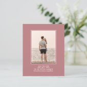 BUDGET写真Save the Date Dustyバラ結婚's (スタンド正面)