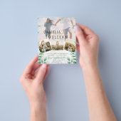 Budget写真Save the Date Greenery Botanical チラシ (手)