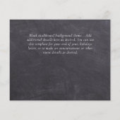 BUDGET写真Save The Dates Urban モダン Chic チラシ (裏面)