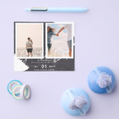 BUDGET写真Save The Dates Urban モダン Chic チラシ (シングル)