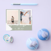 BUDGET写真Save The Dates Urban モダン Chic チラシ (シングル)