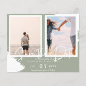 BUDGET写真Save The Dates Urban モダン Chic チラシ (正面)