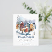 BUDGET冬の水の色の家クリスマスグリーティング (スタンド正面)