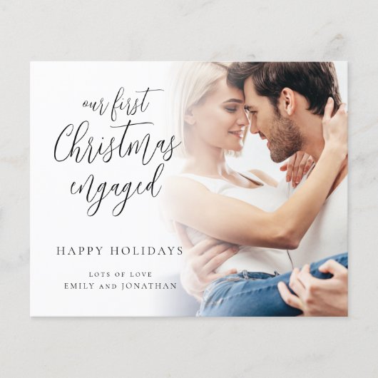 BUDGET初めてのクリスマスス婚約したクリプト写真 (正面)