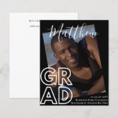 BUDGET卒業発表PHOTOクモダンラス (正面/裏面)