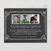 BUDGET卒業BBQパーティー4フォト招待状 チラシ (裏面)