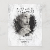 BUDGET大理石フォト葬儀プログラム (正面)