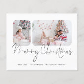 BUDGET家族2写真スクリプトメリークリスマスカード (正面)