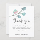 BUDGET引用文ユーカリ結婚スの3枚の写感謝してい真 (正面)