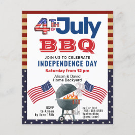 BUDGET愛国国旗7月4日BBQ招待状