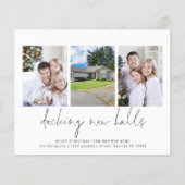 BUDGET新しいホールをデッキクリスマスを移動する3つの写真 (正面)