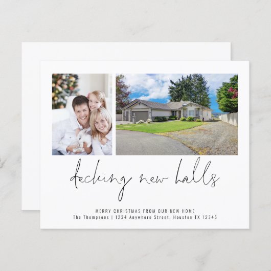 BUDGET新しいホールをデッキ2写真クリスマスを移動 (正面/裏面)