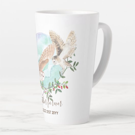 BUDGET新婚カスタムウェディングギフトフール カフェラテマグ (右アングル)