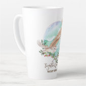 BUDGET新婚カスタムウェディングギフトフール カフェラテマグ (左アングル)