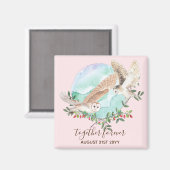 BUDGET新婚カスタムウェディングギフトフール マグネット (正面/裏面)