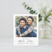 Budget日付のミニマルなスクリプトを写真で保存 (スタンド正面)