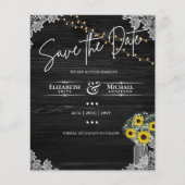 BUDGET日付レースひまわり結婚の (正面)