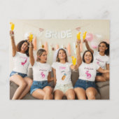 Budget書道写真ブライダルシャワー感謝してい (裏面)