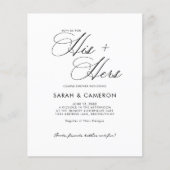 BUDGET書道彼のカップルのシャワー写真 (正面)