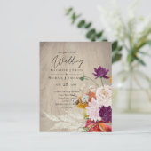 BUDGET梅素朴生姜イチジク結婚式の招待 (スタンド正面)