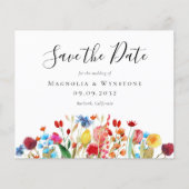 BUDGET水の色ワイルドフラワーウェディング日付を保存 (正面)