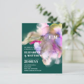 BUDGET水の色結婚の抽象芸術紫グレー (スタンド正面)