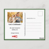 BUDGET父の日の写真シーフード沸騰invitate ポストカード (裏面)