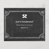 BUDGET父の日の写真BBQパーティの招待状 (裏面)