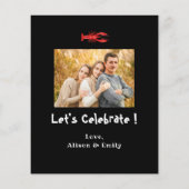 BUDGET父の日シーフードパーティー写真招待状 (裏面)