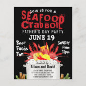 BUDGET父の日シーフードパーティー写真招待状 (正面)