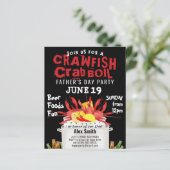 BUDGET父の日フォトクロウフィッシュパーティー招待状 (スタンド正面)