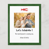 BUDGET父の日フォトシーフードパーティの招待状 (裏面)