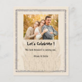 BUDGET父の日ヴィンテージBBQパーティの招待状 (裏面)