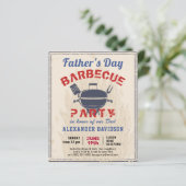 BUDGET父の日ヴィンテージBBQパーティの招待状 (スタンド正面)
