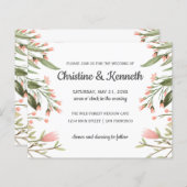 BUDGET牧草地の花ピンク結婚グリーン (正面/裏面)