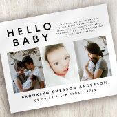 BUDGET白黒写真の誕生発表