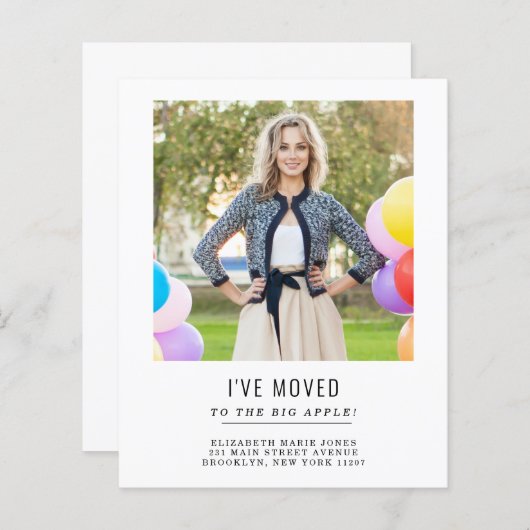 Budget移動した住所の変更の写真の移動 (正面/裏面)