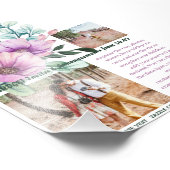 BUDGET紫素朴の花フォト文字テンプレート フォトプリント            (角)