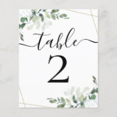 BUDGET結婚式レセプションユーカリ表2番号 (正面)