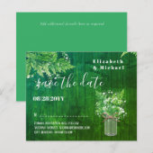 BUDGET緑の日救付Ferns Monochrome Grn (正面/裏面)